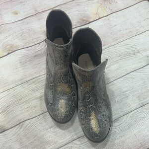 Snakeskin Ankle Boots